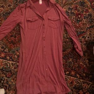 Target button down shirt dress